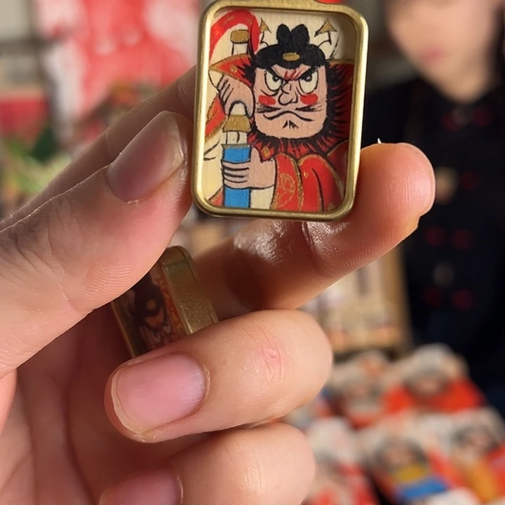 救***啊纯手绘钟馗文创画