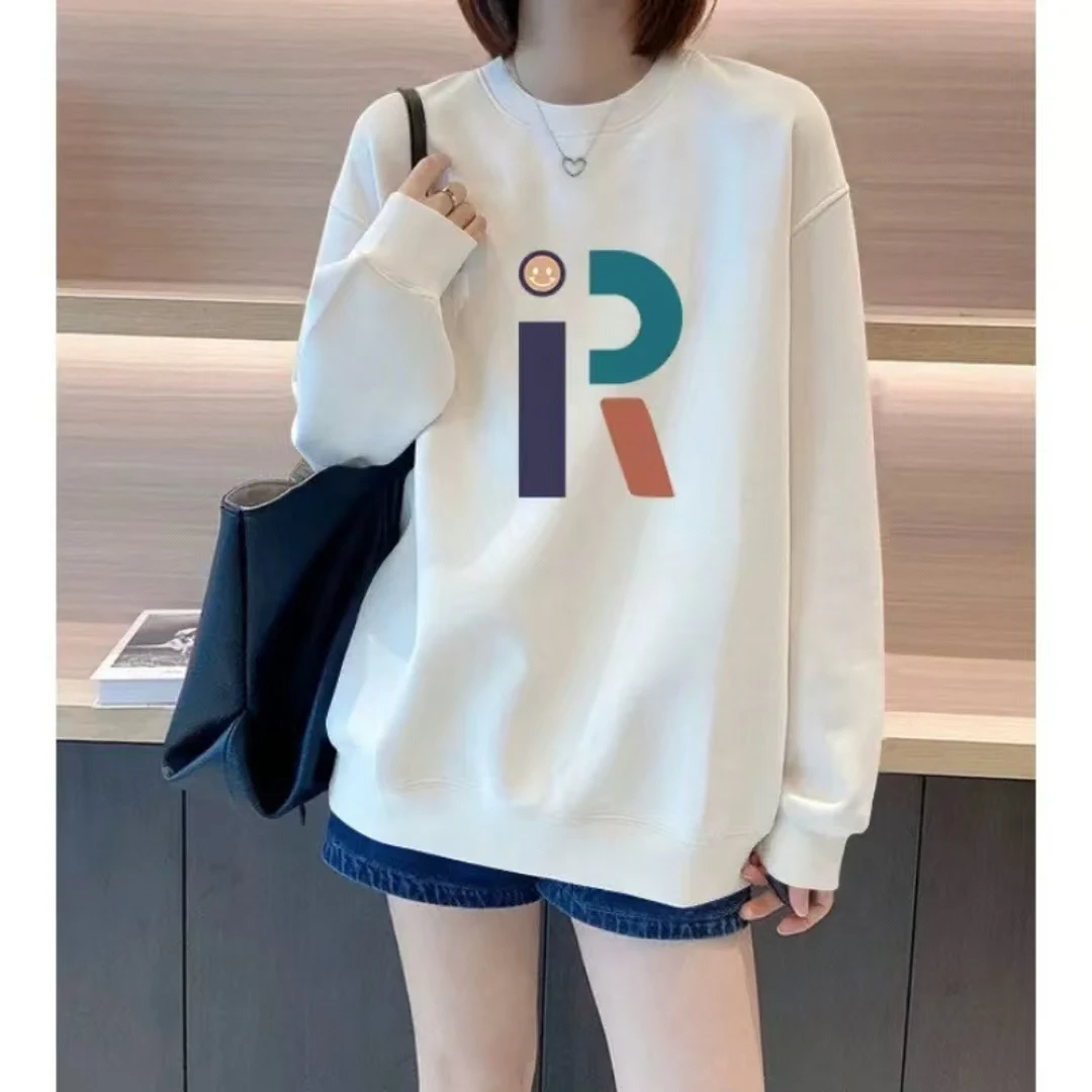 【大R 卫衣】卫衣男女同款情侣港风印花百搭圆领宽松内搭套头休闲