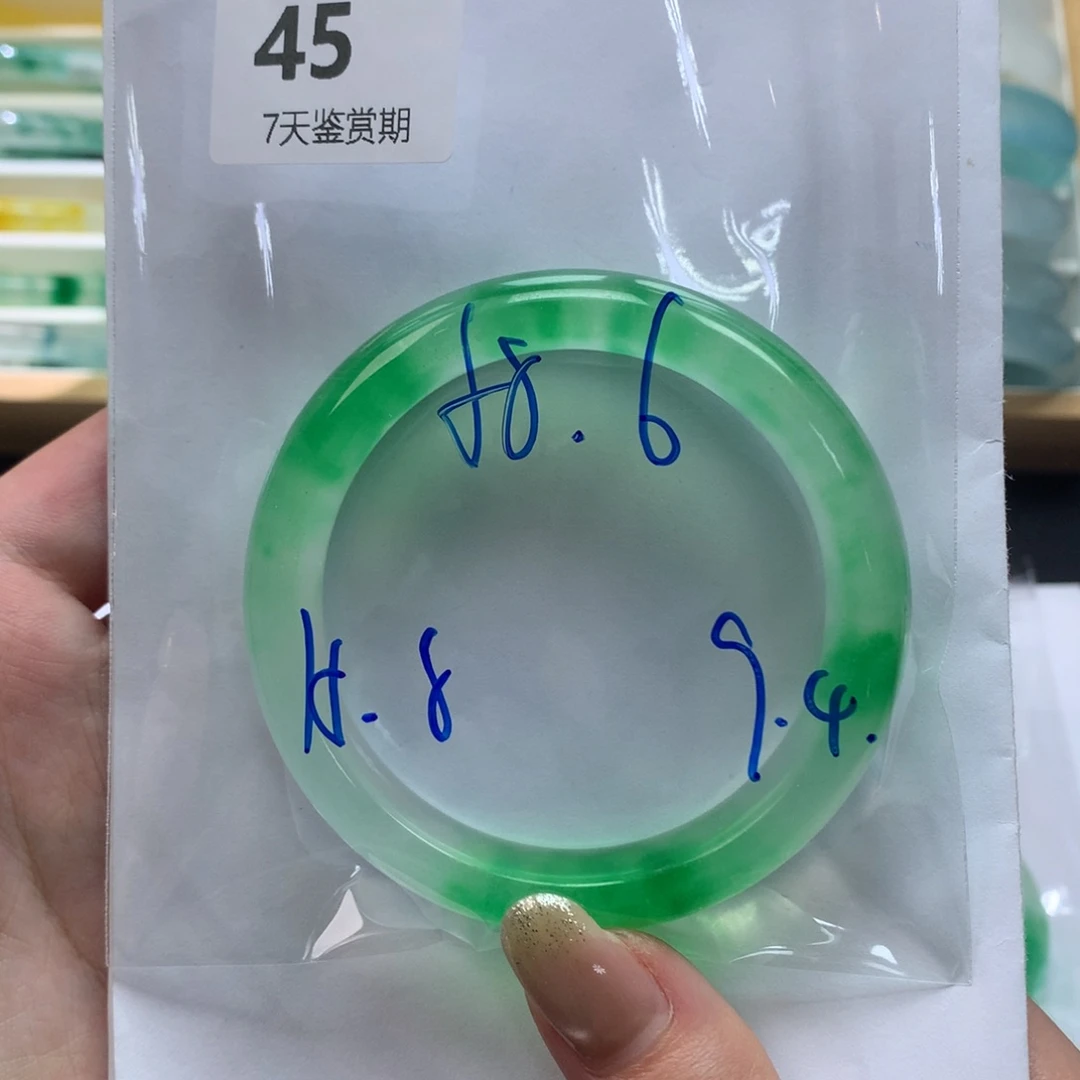 大***琴石英质玉未镶嵌手镯文玩珠宝手镯莉莉45