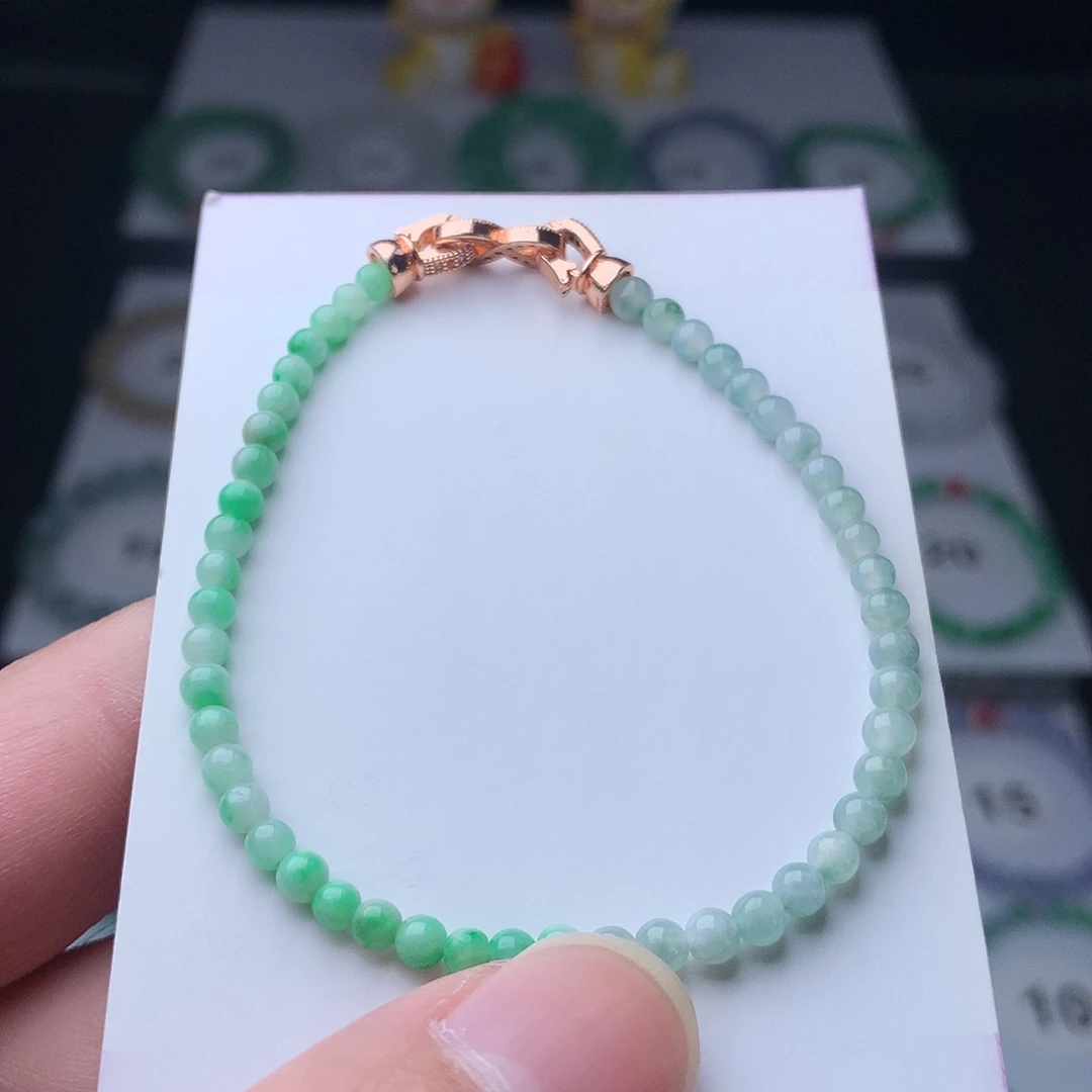 翡翠未镶嵌手链翡翠