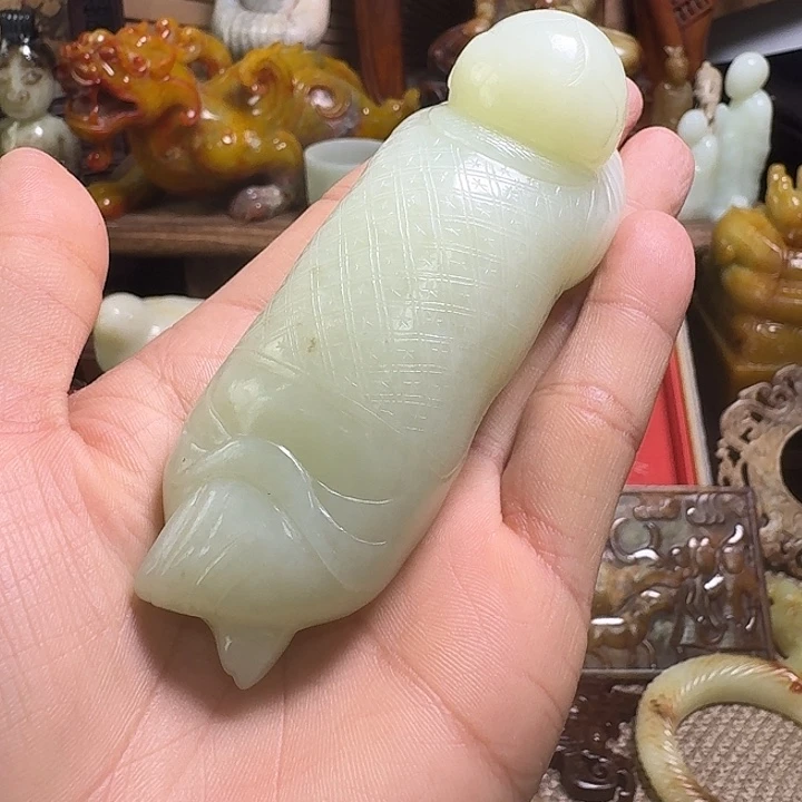 ****江和田玉未镶嵌挂件