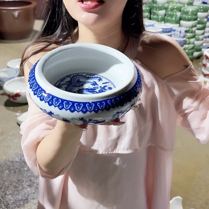 瓷片口径13厘米 高度6厘米