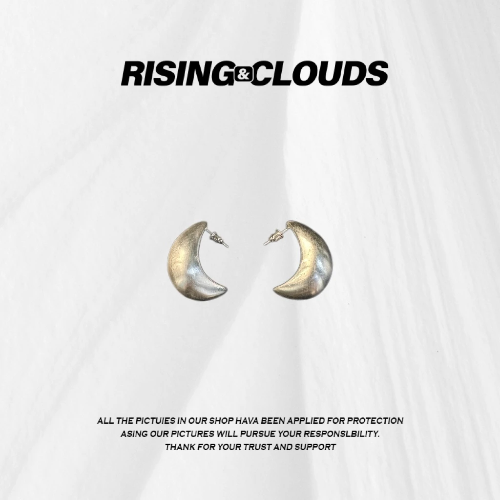 RISING&CLOUDS【莎莎】深圳时尚夏季夸张宽面水滴耳钉发夹050019