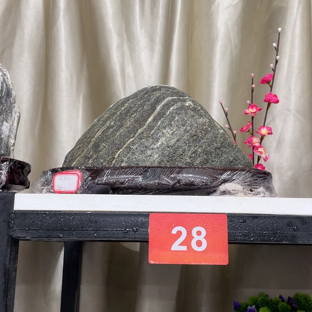 钱****石材靠山石平安石摆件