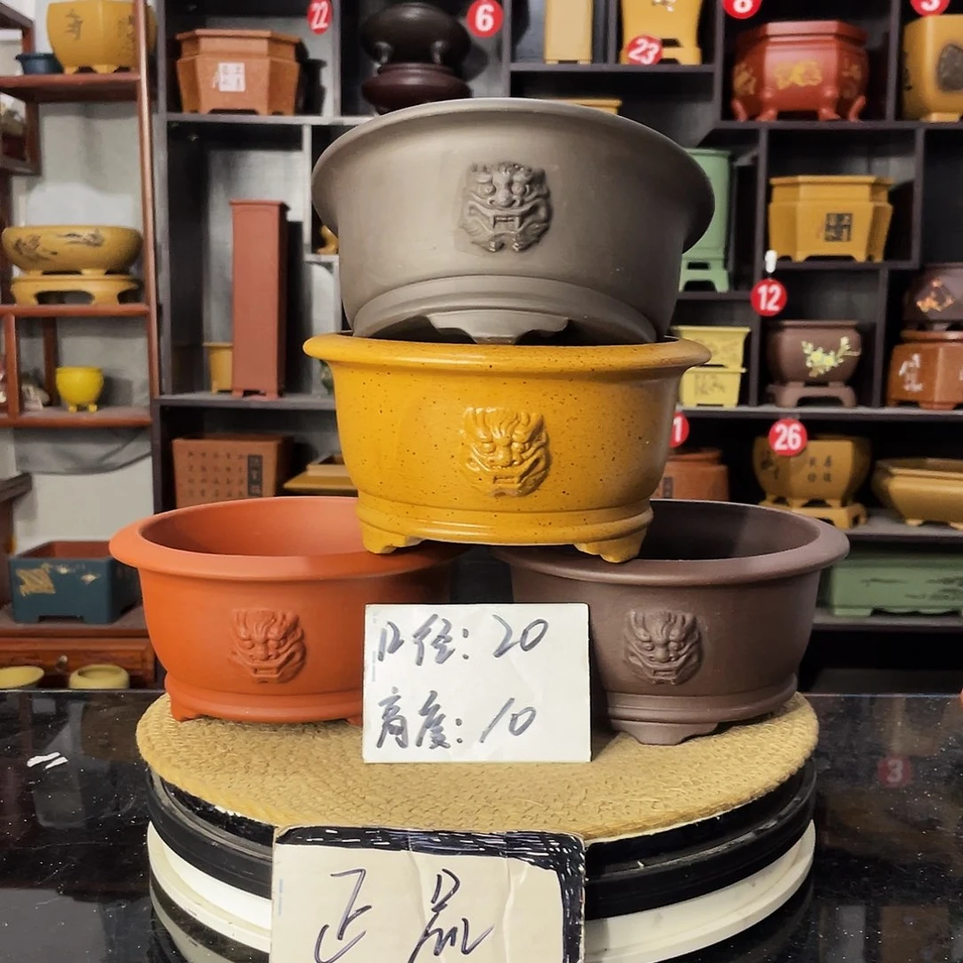 D-盆尚好紫砂花盆
