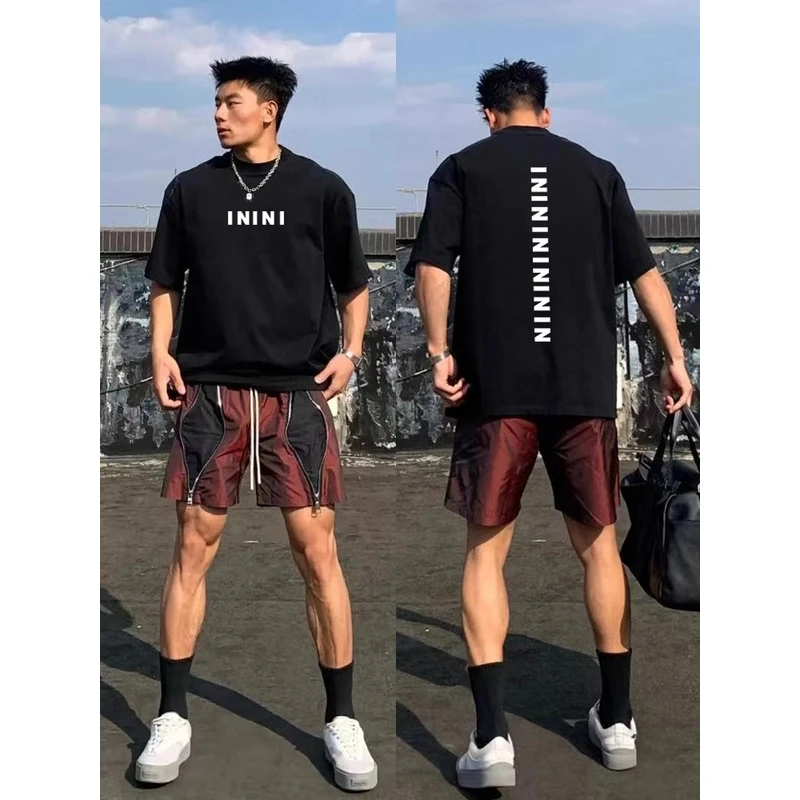 【重磅纯棉】cleanfit美式宽松短袖T恤休闲夏季百搭简约潮流ins高街