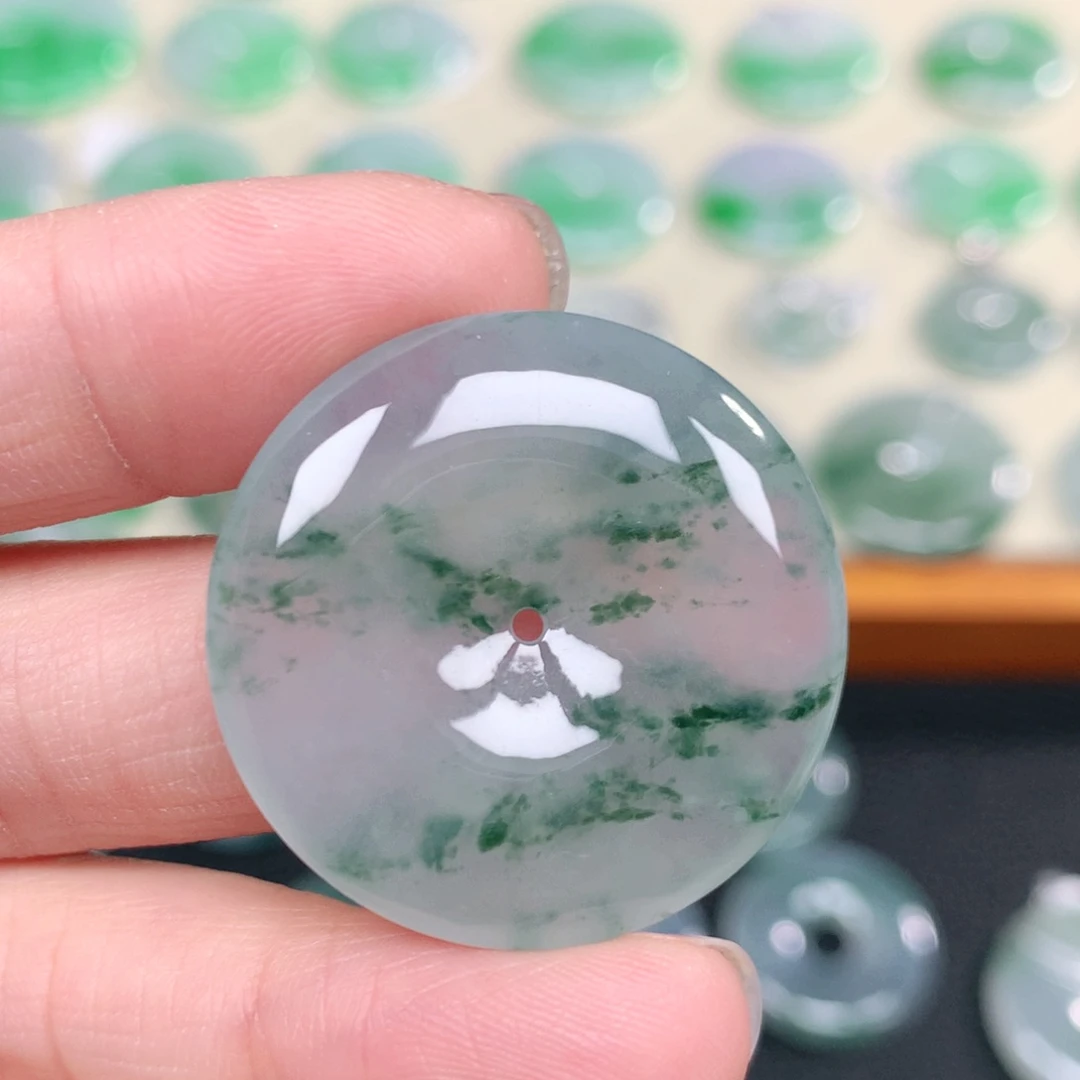 翡翠未镶嵌颈饰30.6-5.9