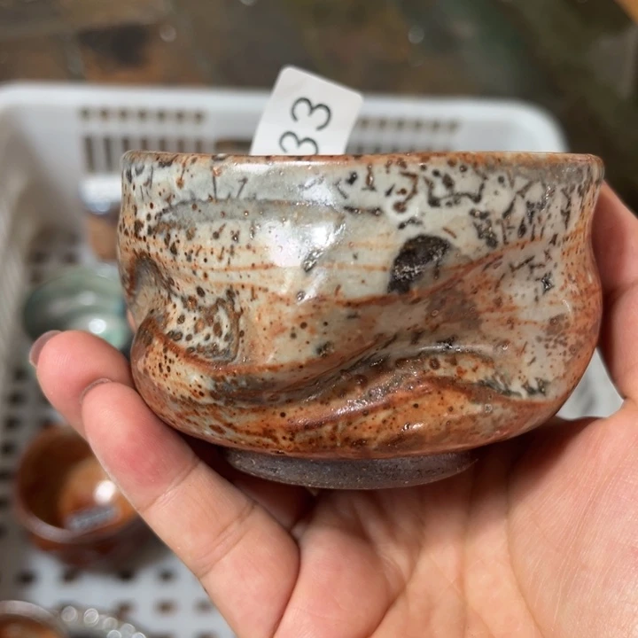 其他全手工柴烧志野杯433