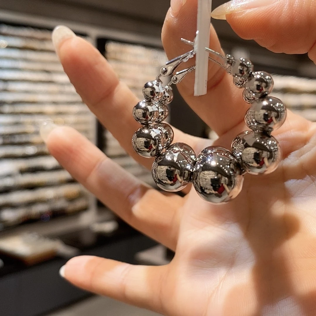 铜合金925银无渐变珠珠圈