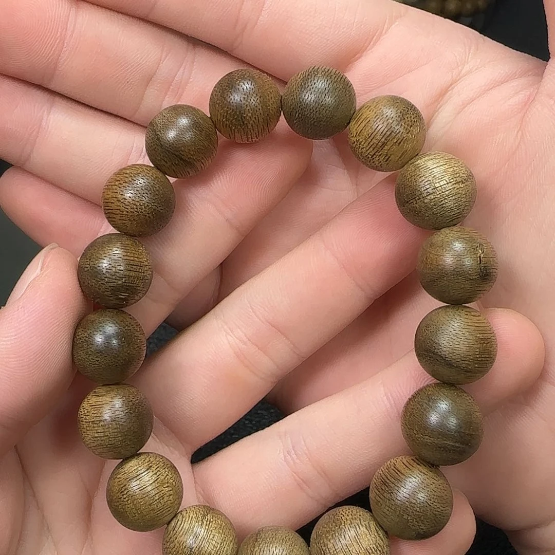 沉香手串不***觉老惠安1.3-11g