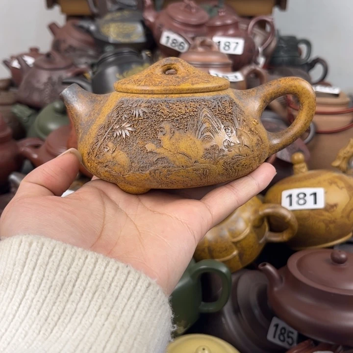 紫砂茶壶盖子微晃