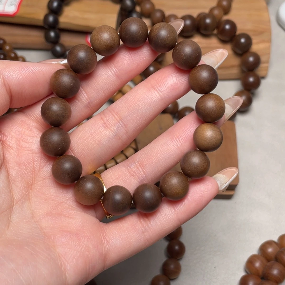 檀香木手串/手链?*?老山檀1.2微瑕