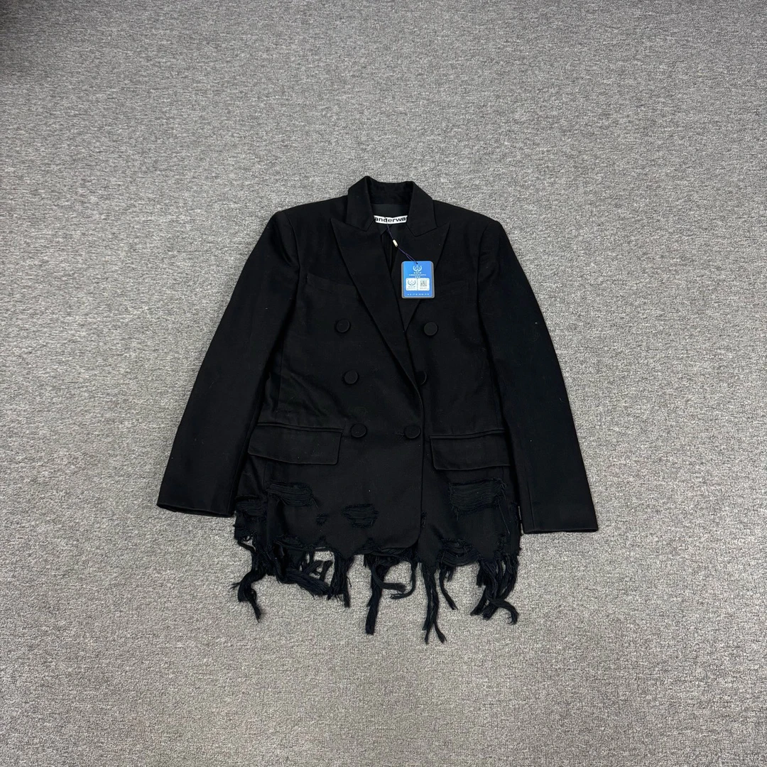 99新 AMIPARIS 亚历山大王 流苏双排扣西服 0码 99新