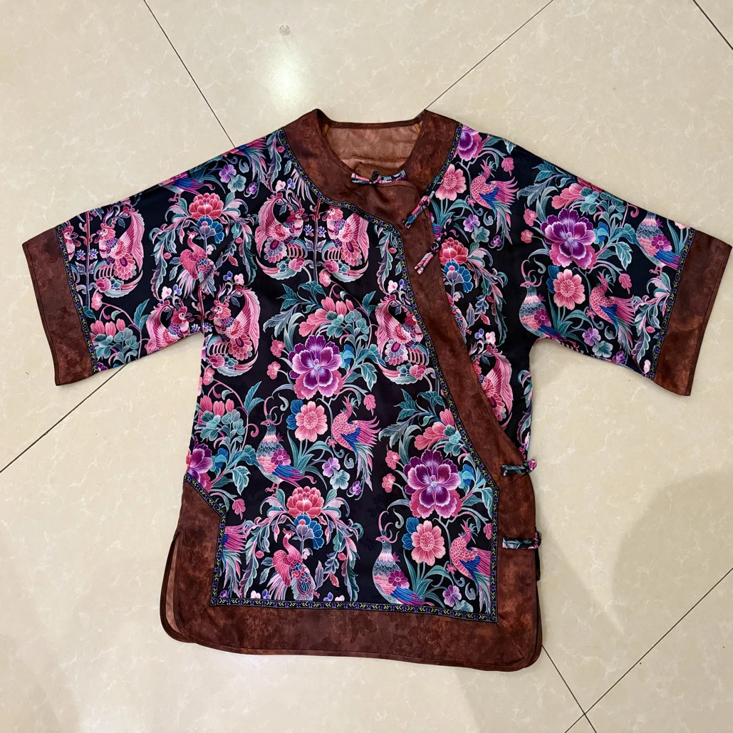 【28138）新中式复古款太太服