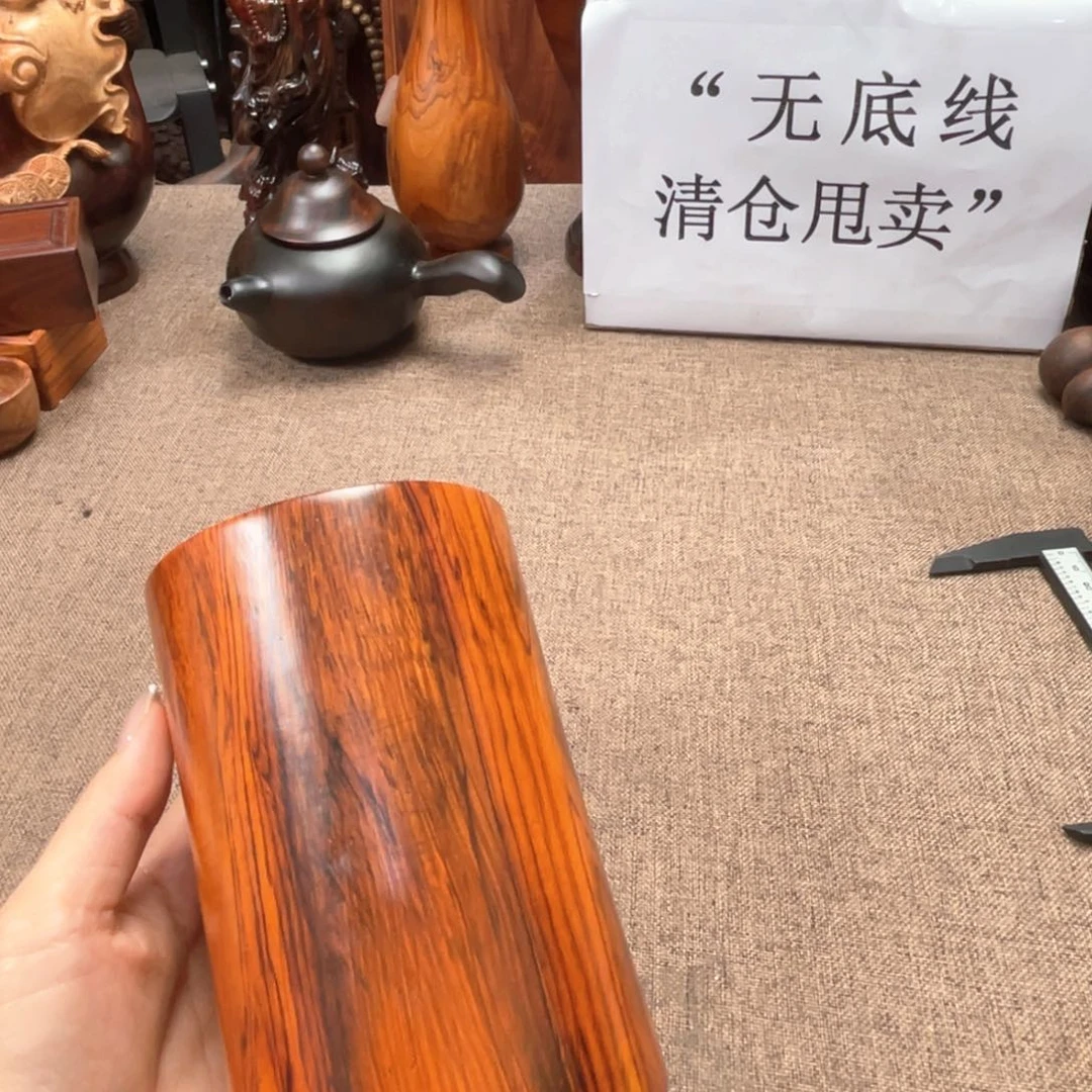 黄花梨/降香黄檀新料笔筒