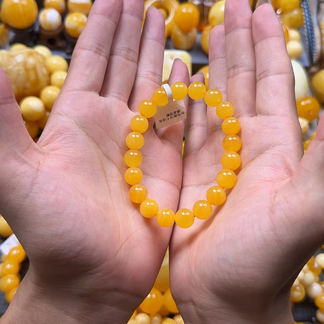 未镶嵌蜜蜡珠宝奇石10mm