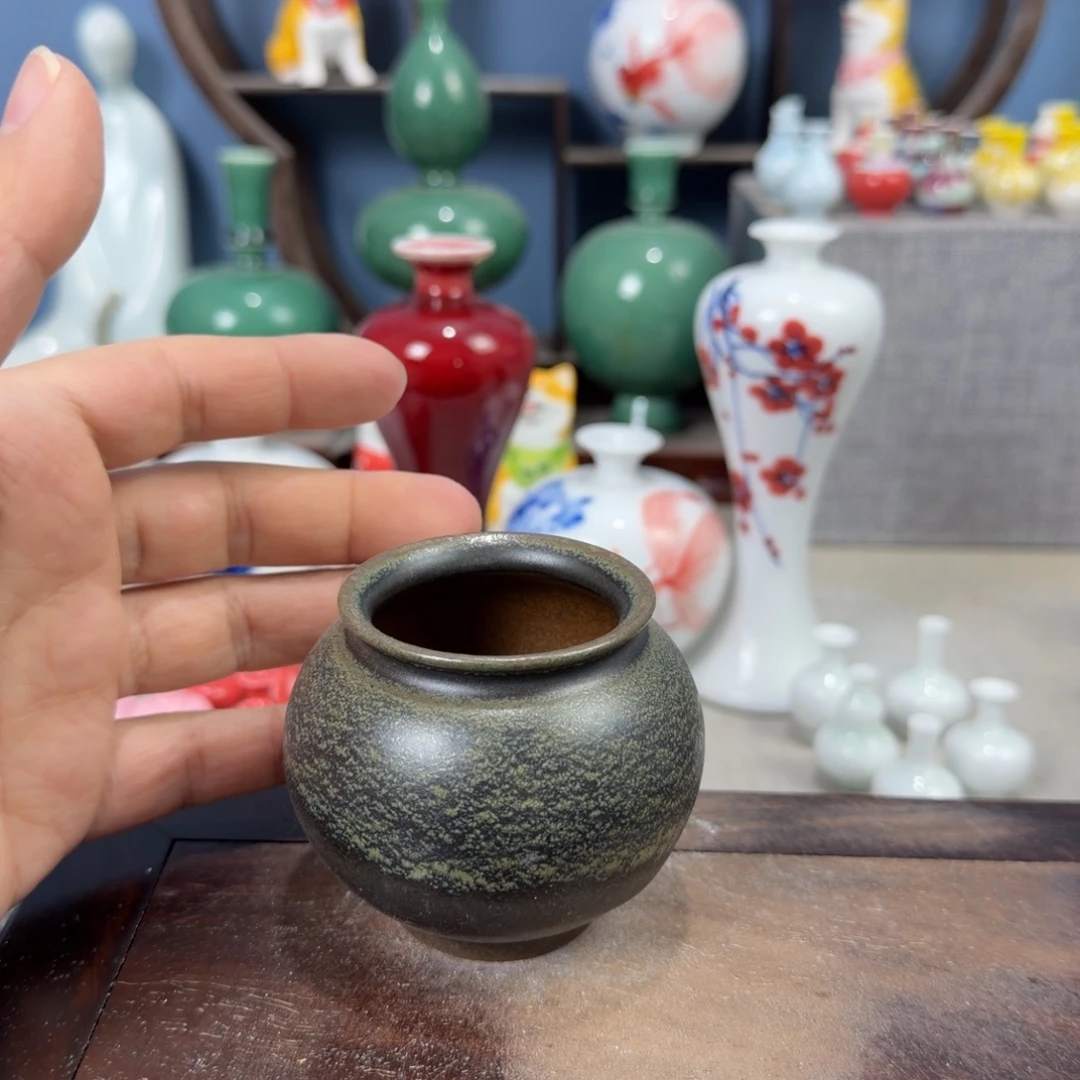 陶瓷手工小花器摆件