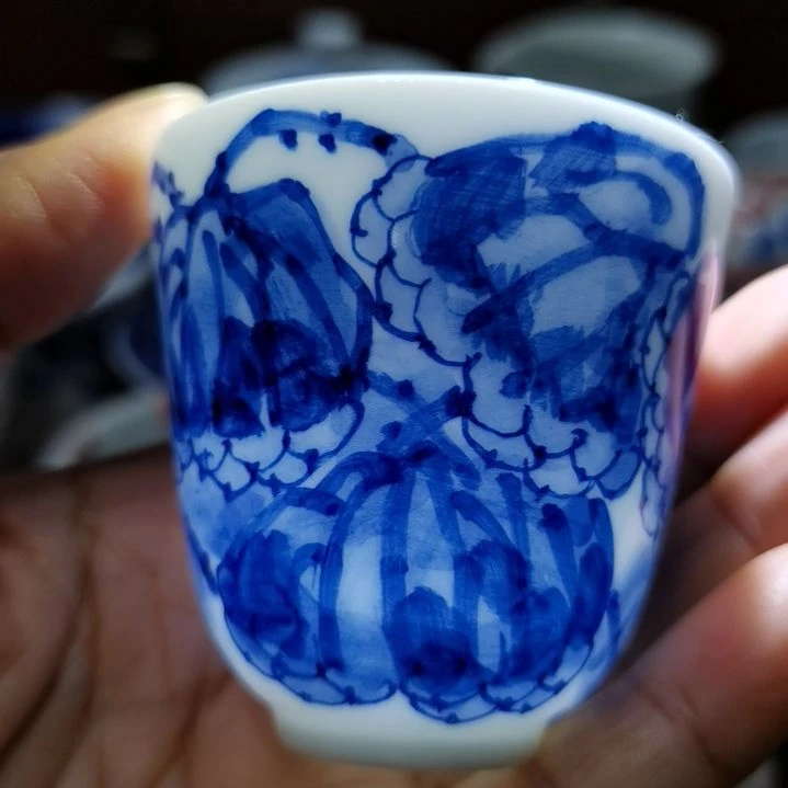 杯张学鸿老师青花