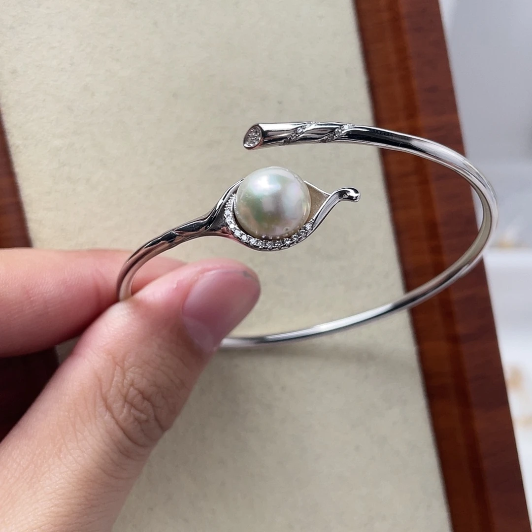 颈饰银S925镶嵌海水珍珠