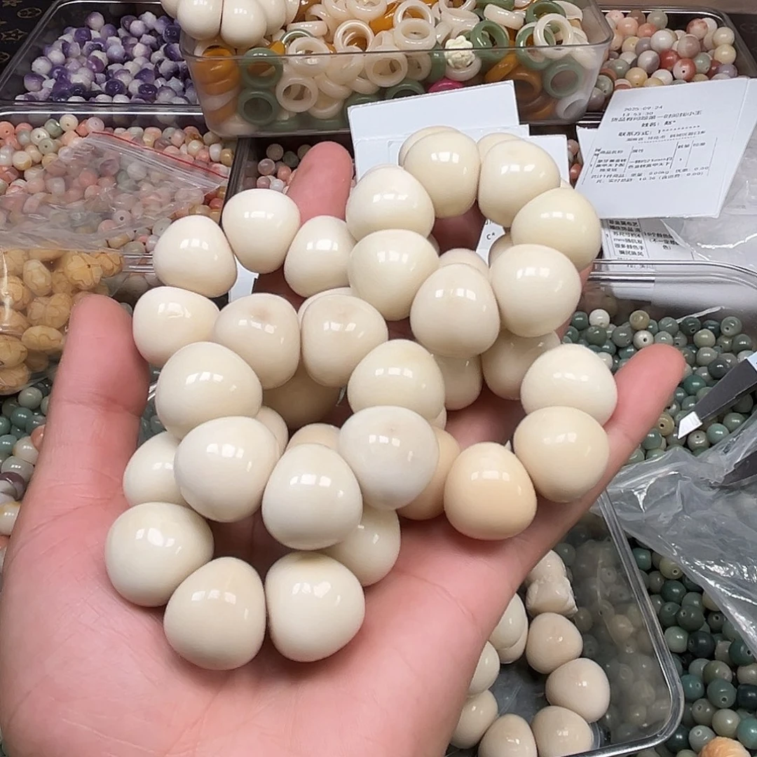 手串菩提根/象牙果20蒜瓣一条有裂