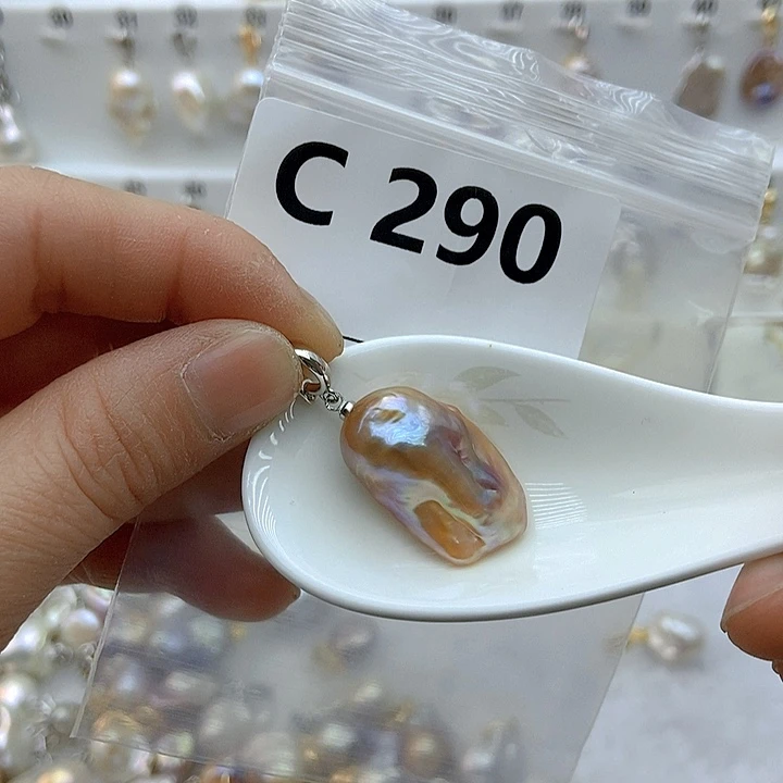 淡水珍珠颈饰银S925镶嵌