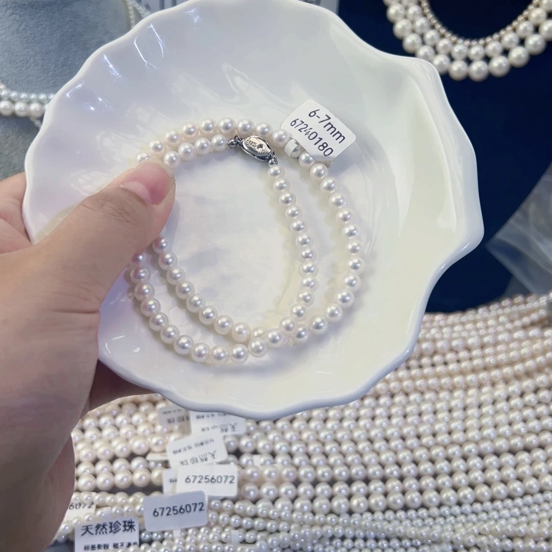 淡水珍珠项链手串耳饰吊坠银S925镶嵌