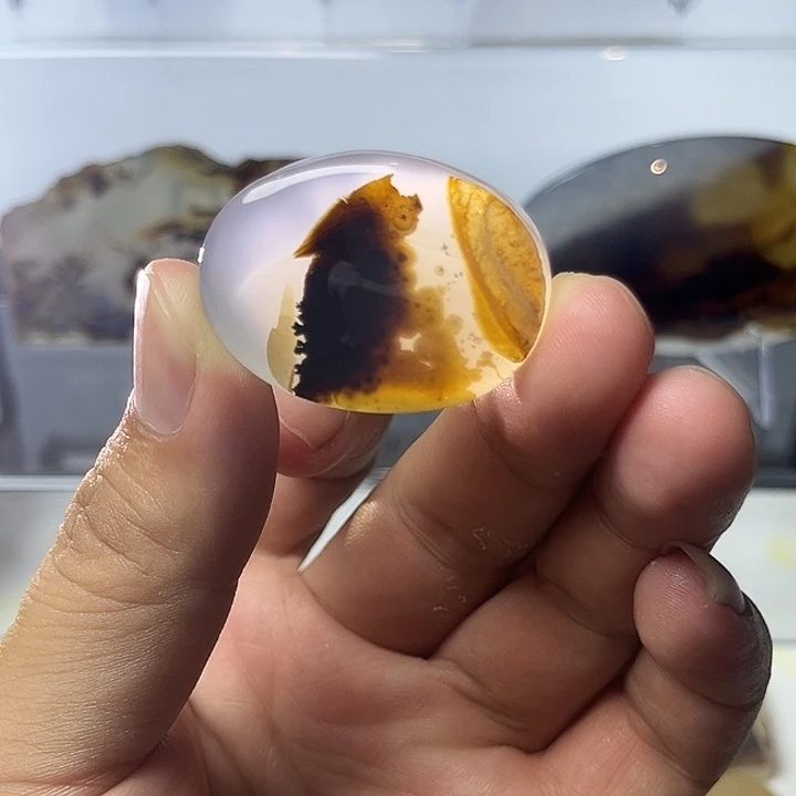 玛瑙/玉髓未镶嵌吊坠(不含链)