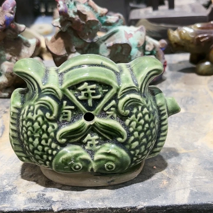 瓦当摆件摆件茶茶香