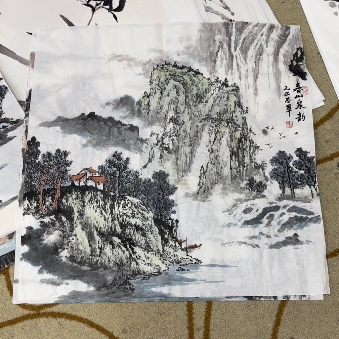 国画丛丕军斗方童