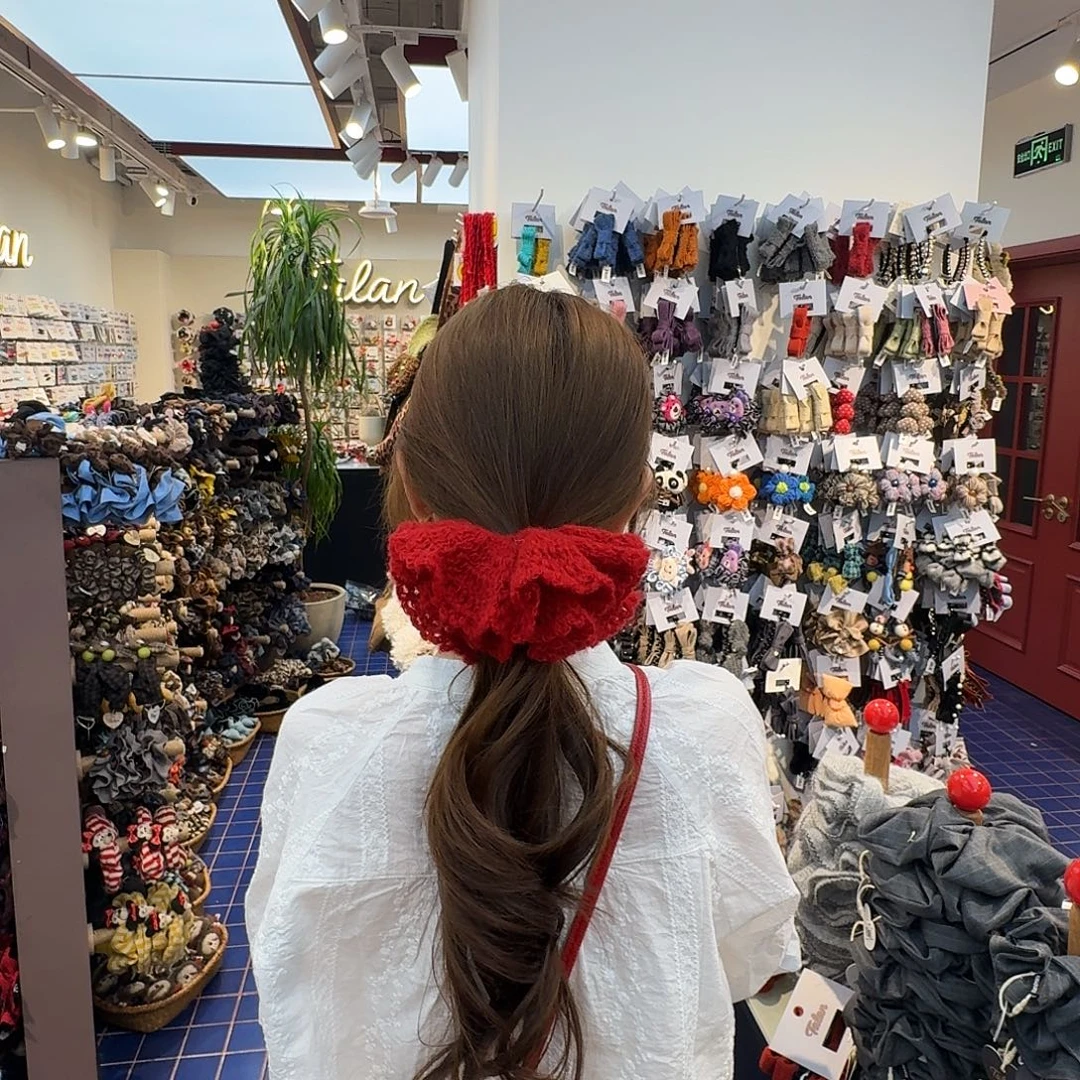 布艺铁合金针织发圈