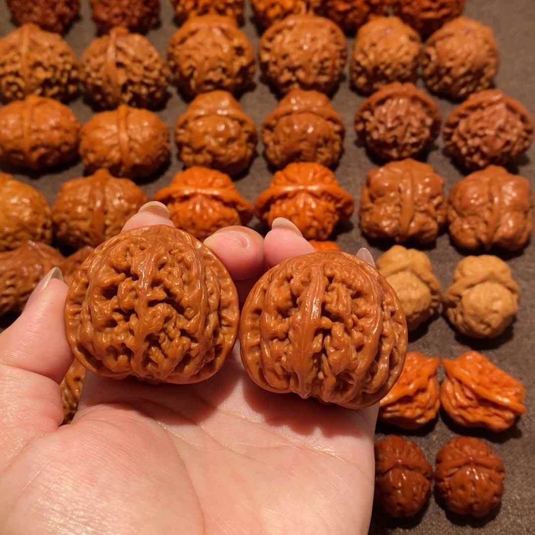 文玩核桃吊坠43平谷大粗筋