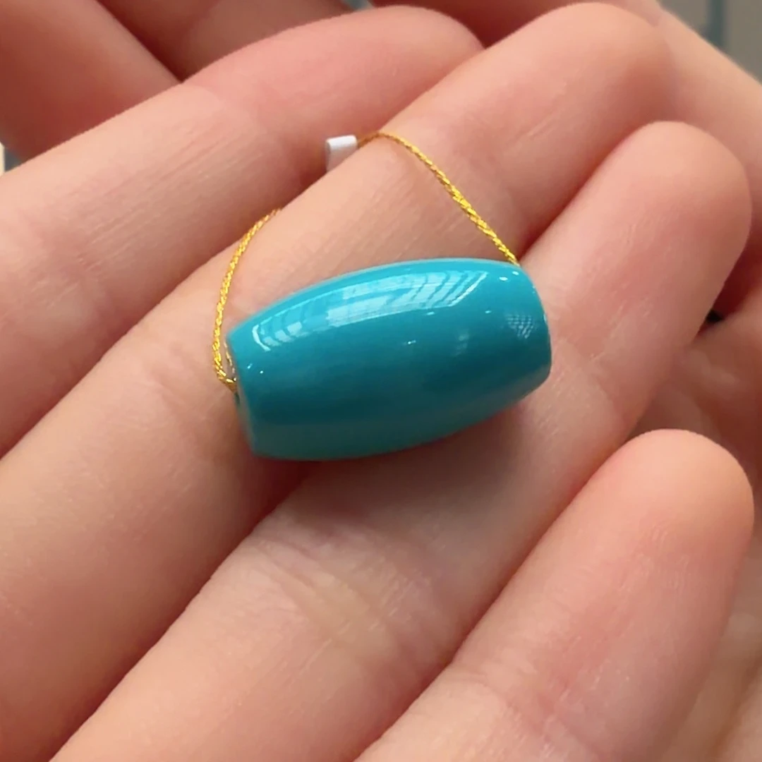 绿松石未镶嵌颈饰