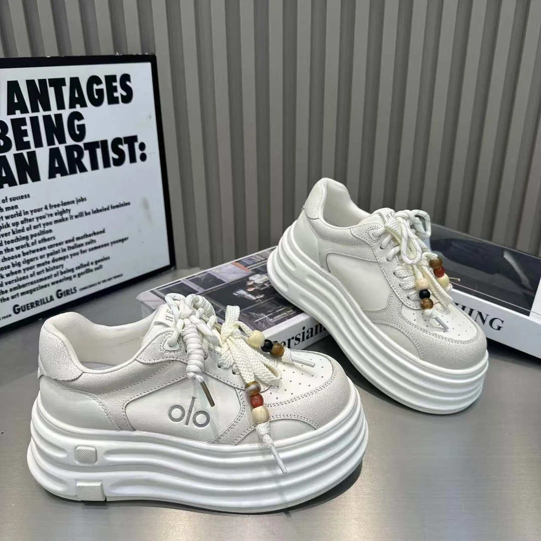 撤柜欧洲站厚底小白鞋女2025秋季新款网红爆款小个子增高百搭休闲