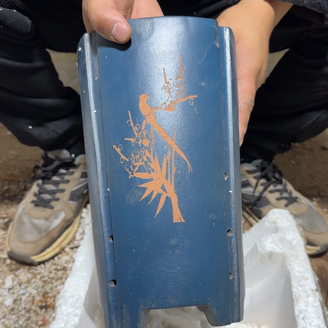 紫砂花盆口径16高度26