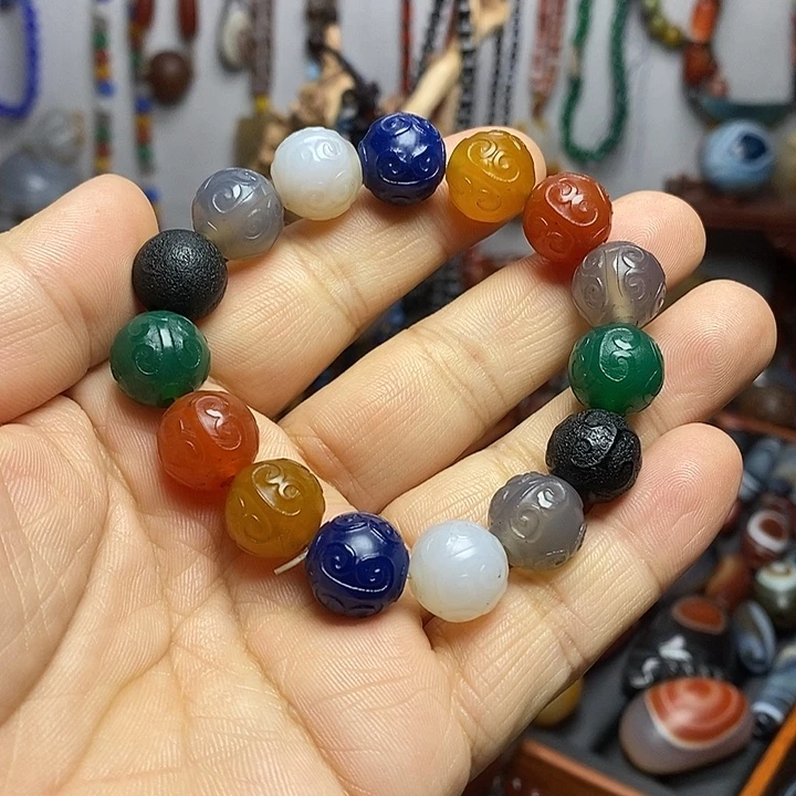 玛瑙/玉髓未镶嵌手链