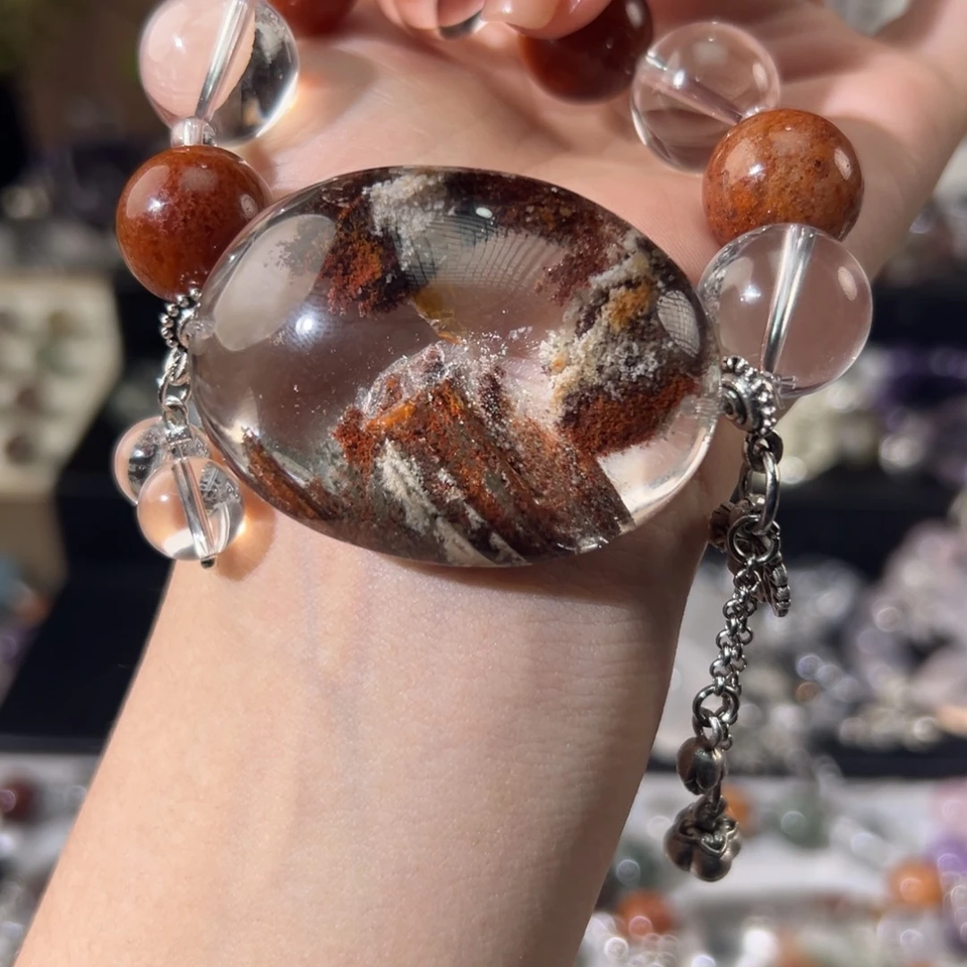 蝶***风水晶合金手链手串