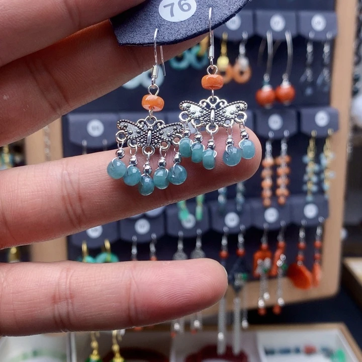 未镶嵌翡翠耳饰耳饰