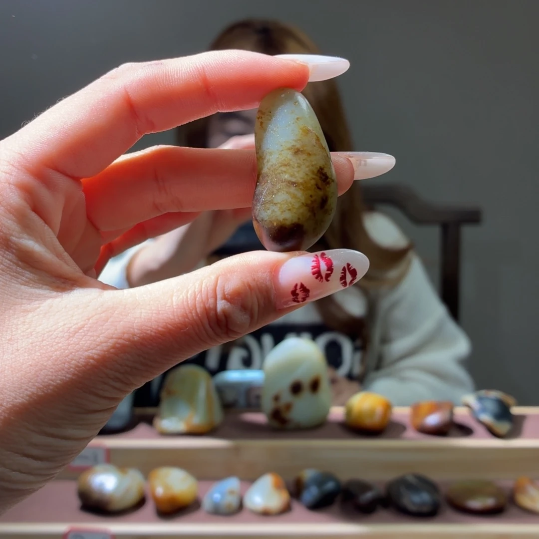 和田玉未镶嵌挂件16.3