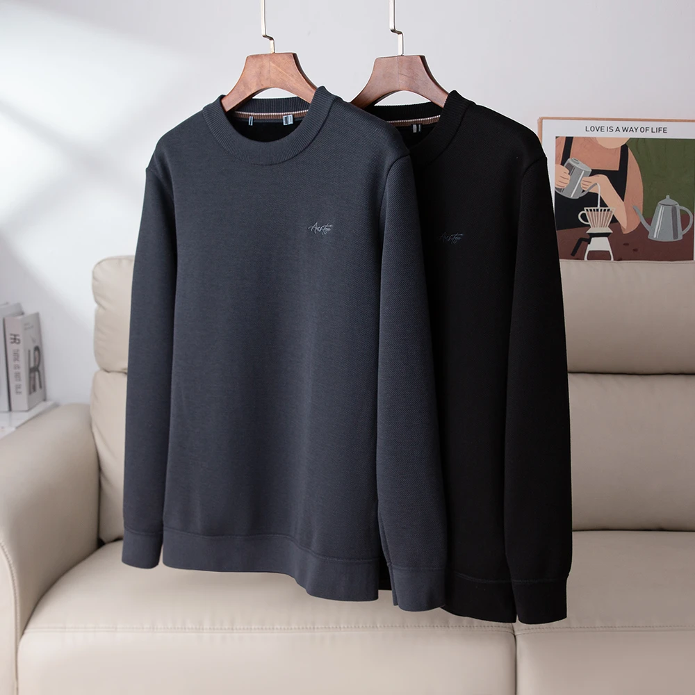 加绒圆领针织打底衫