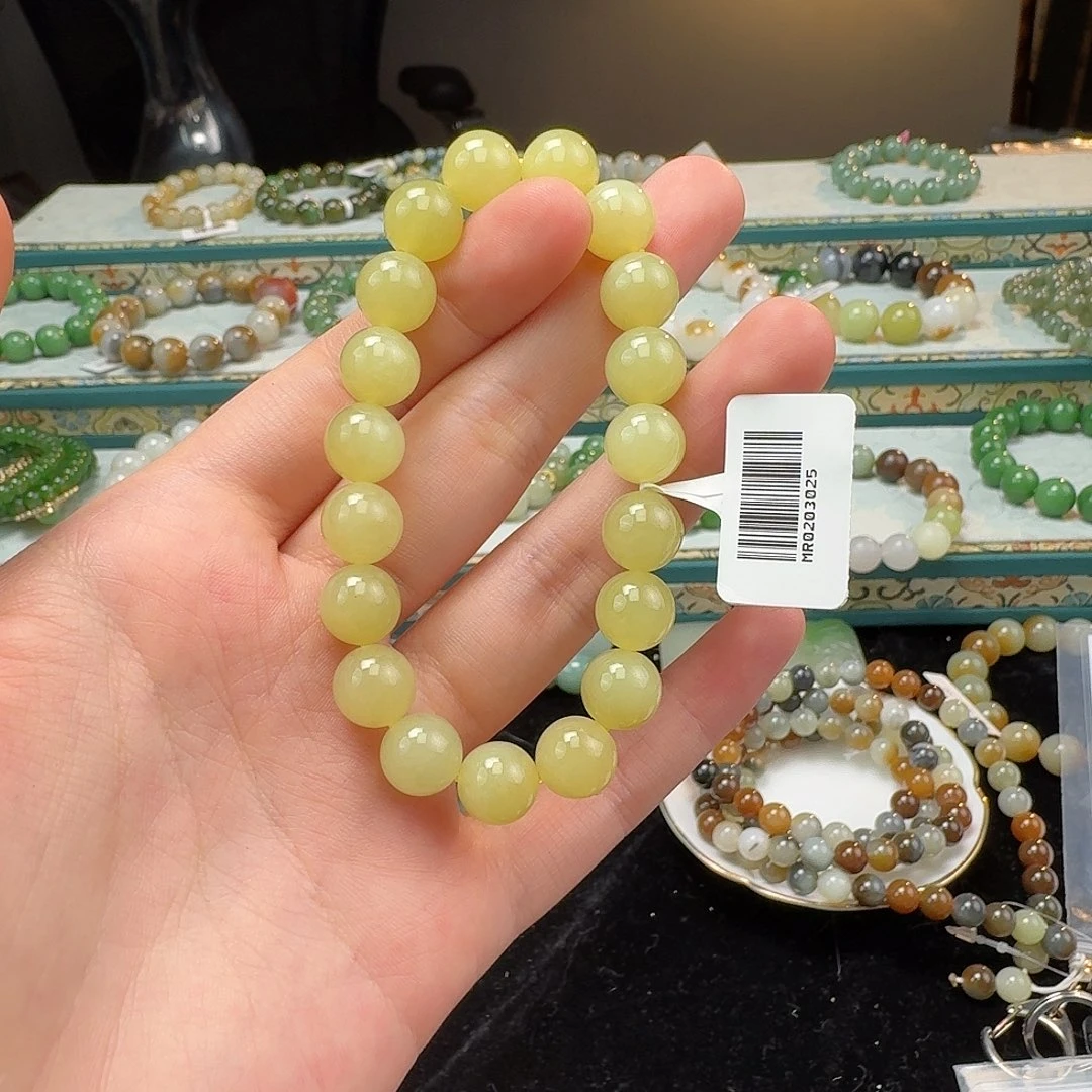 和田玉手串未镶嵌