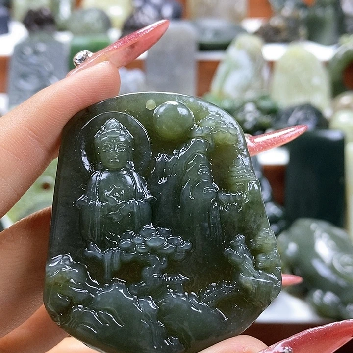 和田玉颈饰未镶嵌