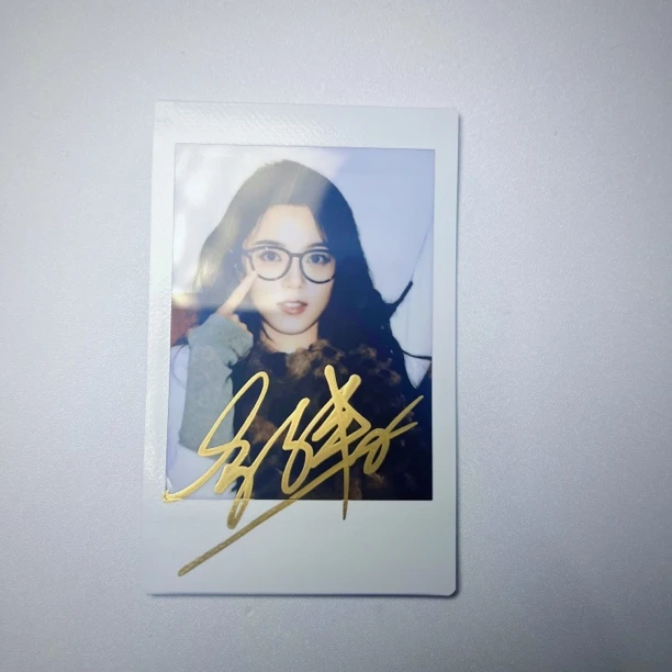 P0210【赵今麦】正品拍立得照片 白边