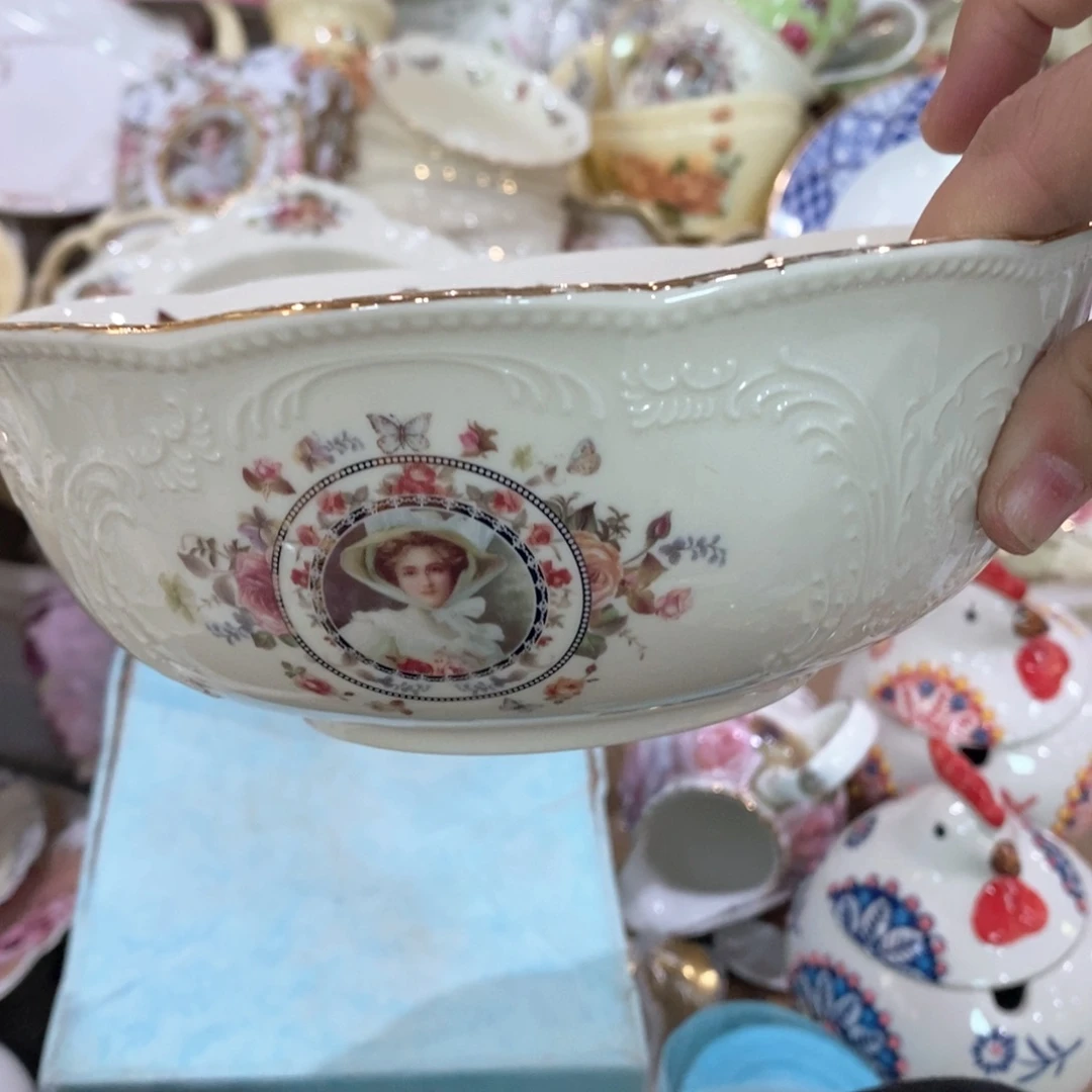 瓷1个7.5寸女神碗，11111111111111111