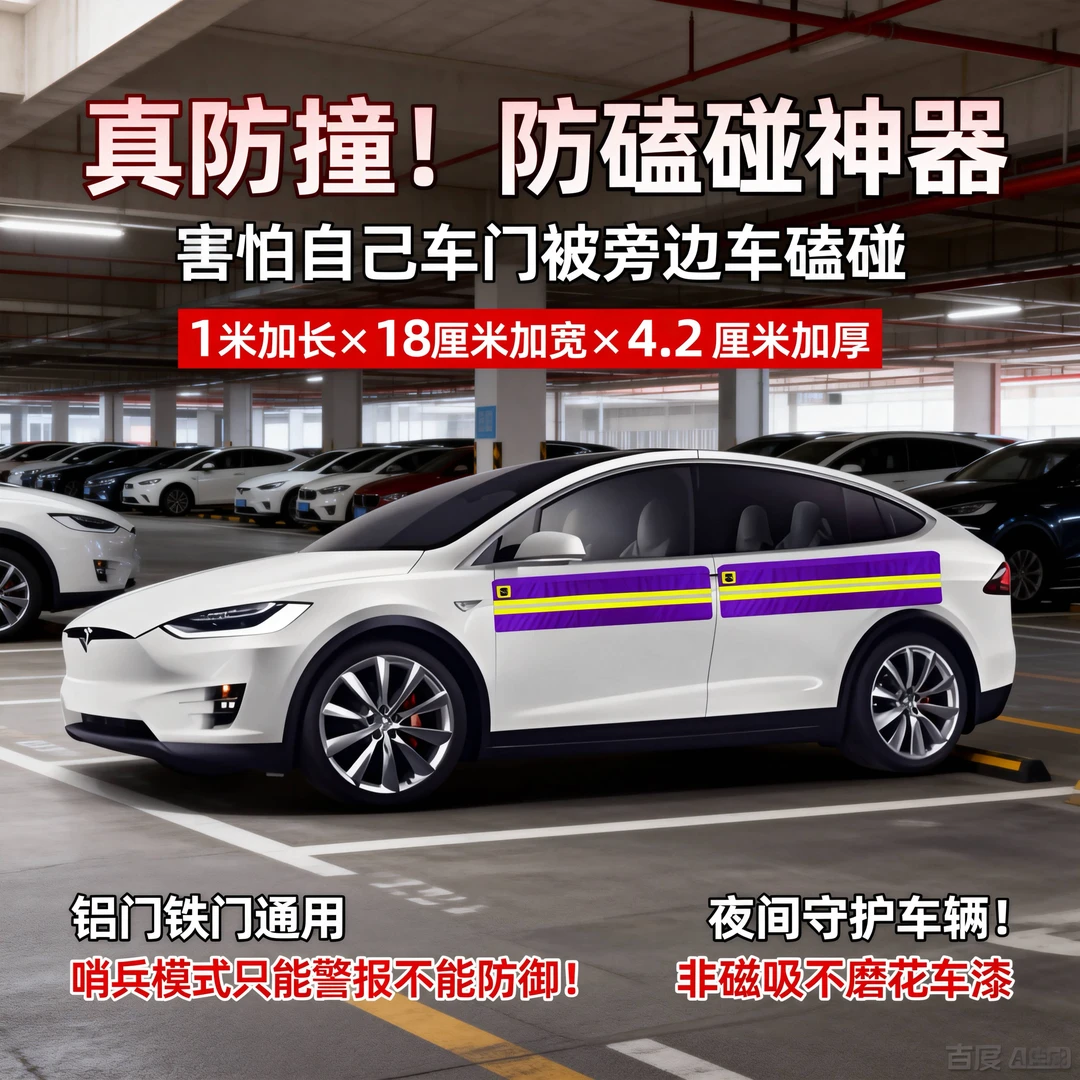好运侠车门轿车防撞条新能源汽车通用防开门杀防刮防碰加厚防护条