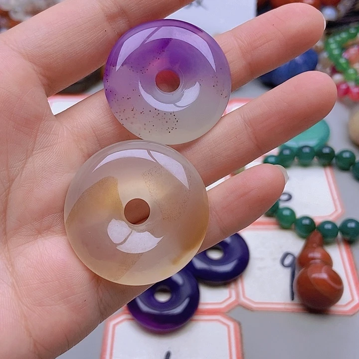 【闪购商品】未镶嵌玛瑙/玉髓珠宝半成品{**}