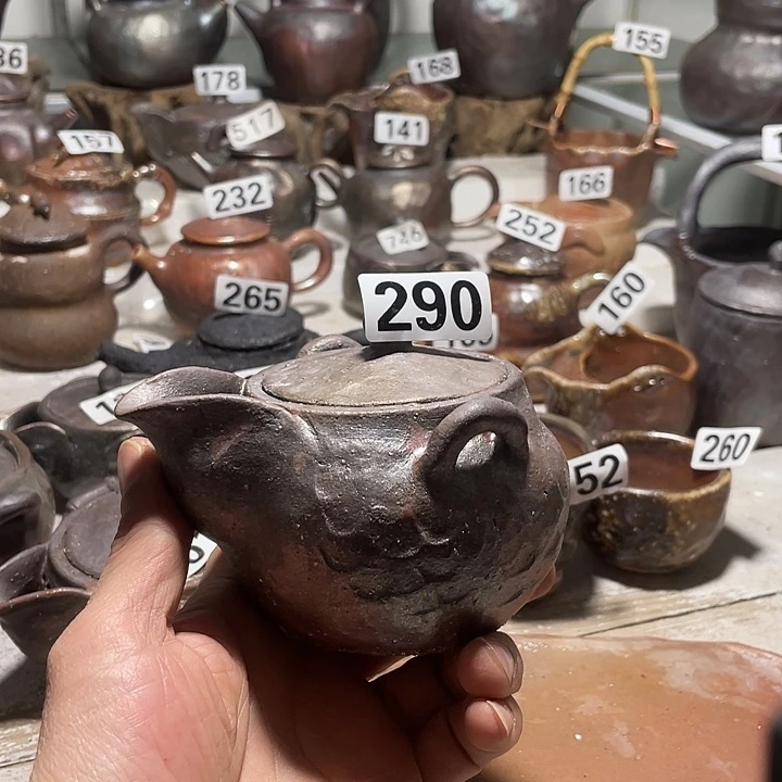 纯手工柴烧茶具精品