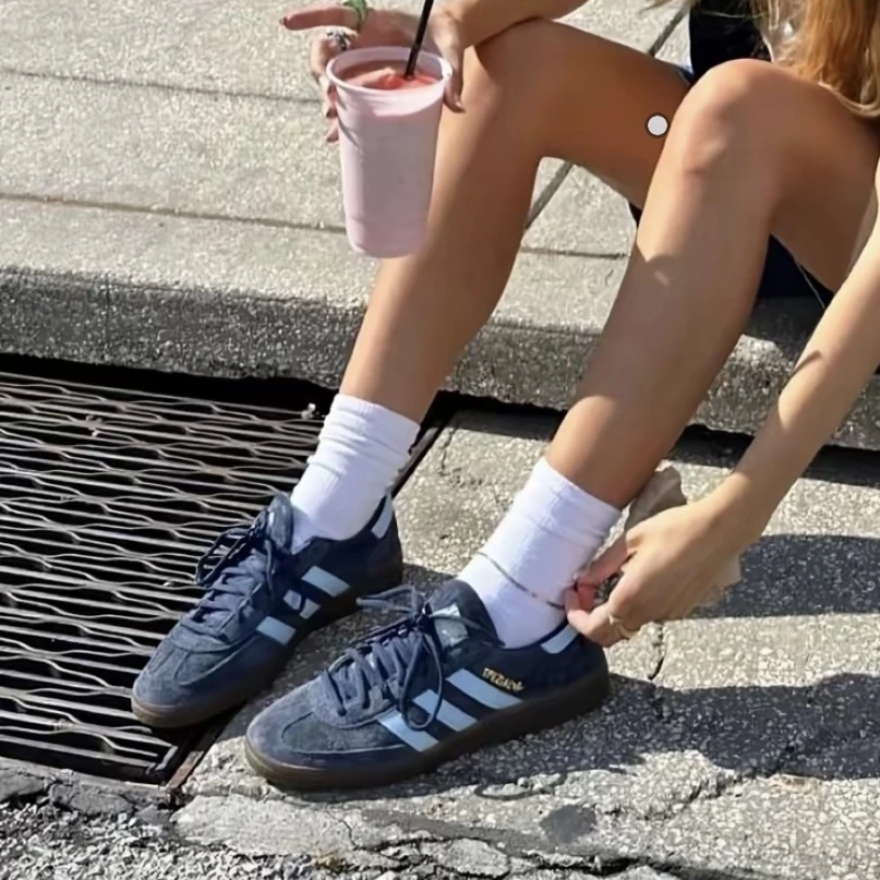 adidas/阿迪达斯中性鞋SPEZIAL海军蓝经典板鞋德训「T头鞋」BD7633