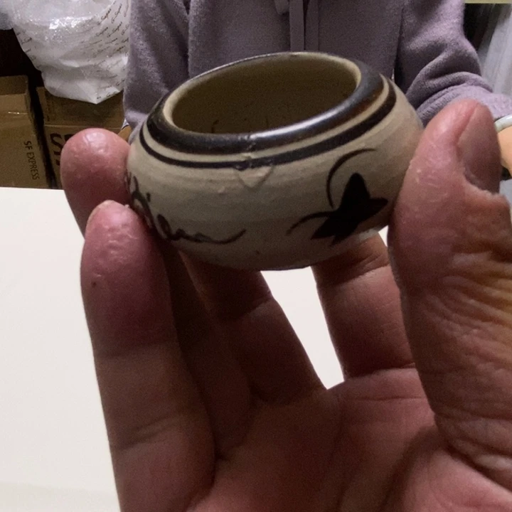 精选吉州窑小鸟罐