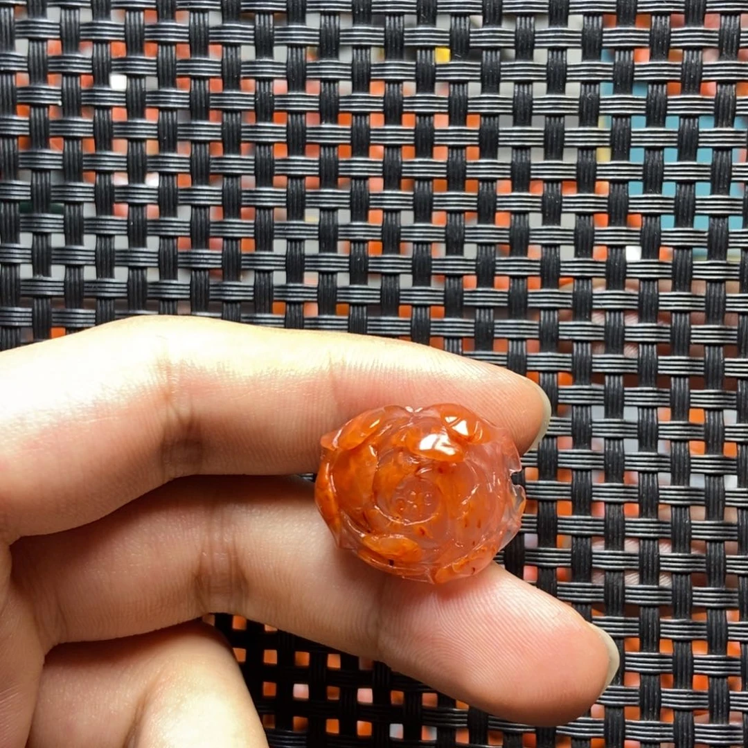 南红玛瑙未镶嵌吊坠(不含链)