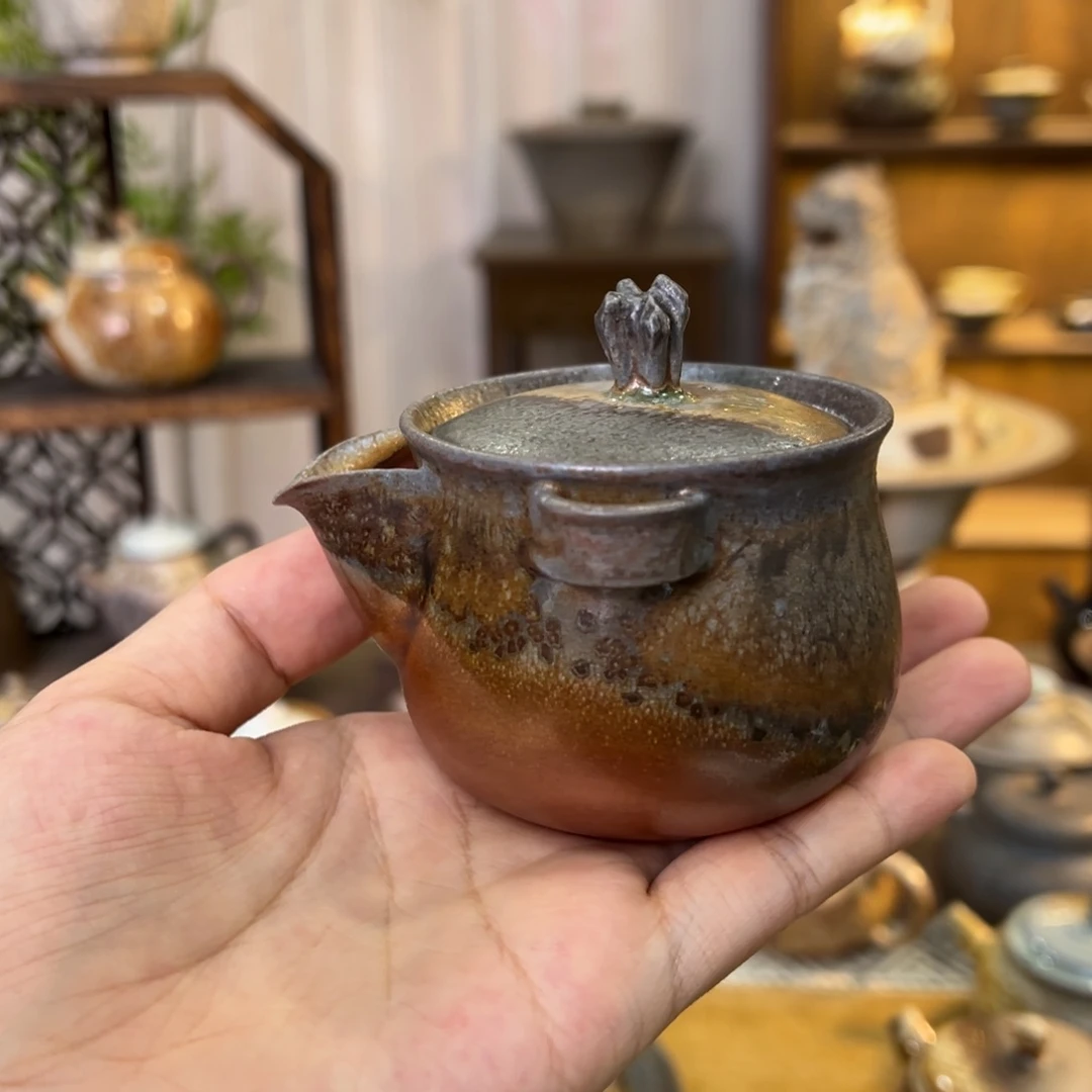 不染柴烧精品宝瓶